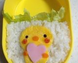 キャラ弁☆ハートを持ったヒヨコちゃん作り方3写真
