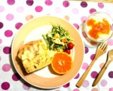水菜のとろ～り卵マヨぽん♪作り方5写真