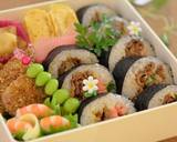 お弁当に♪めんつゆでたぬき玉子焼き作り方2写真