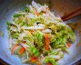 白菜サラダ作り方4写真