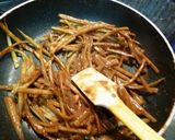 ごぼうの味噌ピーきんぴら作り方3写真
