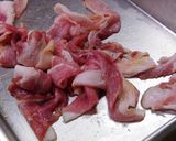 お弁当おかず　油揚げと豚肉のくるくる焼き作り方1写真