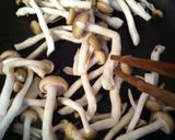 鮭のほうれん草きのこクリームパスタ作り方3写真