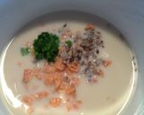 離乳食 豆乳鮭ときのこのリゾット作り方3写真