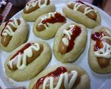 低糖質な惣菜パン　ウインナー作り方3写真