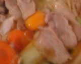 豚ばら肉と白菜の鍋焼きうどん作り方10写真