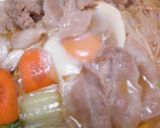豚ばら肉と白菜の鍋焼きうどん作り方11写真