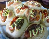 低糖質な惣菜パン　ウインナー作り方5写真