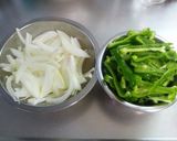 糖質制限でもしっかり味のチンジャーロース作り方1写真