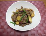 牛肉とさつまいもの甘辛炒め☆作り方8写真