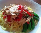 レンジで簡単☆ツナチーズクリームパスタ☆作り方5写真