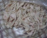 健康食～大根葉と鶏胸肉の酢味噌和え作り方1写真