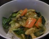 中華ダシで作る、野菜たっぷり中華肉丼！作り方5写真