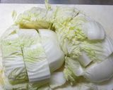 白菜と薄揚げので煮物作り方1写真