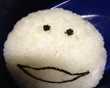 キャラ弁 白なめこ作り方2写真