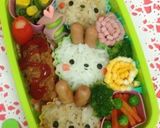 簡単☆ポークビッツでうさぎ＊キャラ弁作り方5写真