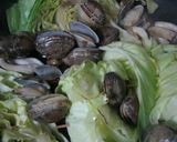 野菜炒め・アサリとキャベツとアンチョビの作り方3写真
