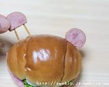 キャラパン＊ロールサンドdeリラックマ作り方4写真