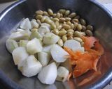 里芋と大豆の酢味噌あえ作り方4写真
