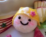 クリスマス✾キャラ弁✾雪だるまのおにぎり作り方9写真