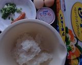 レンジで、つなウインナーチャーハン作り方1写真