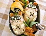 キャラ弁に♪秋～ポンポコたぬきくん作り方4写真