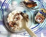 キャラ弁☆サンマ缶でカワイイ栗にぎり作り方1写真