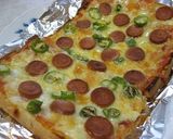 食パン耳ピザ☆ヘタも美味しく変身作り方4写真