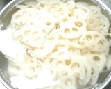 麺つゆだけ★れんこんと蒟蒻の炒め煮作り方1写真