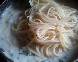 ◆ツナ＆ほうれん草のクリームパスタ◆作り方4写真