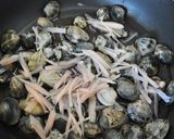 あっさりあさりの酒蒸し＊岩下の新生姜で♬作り方2写真