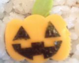 ☆キャラ弁　ハロウィン　かぼちゃ☆作り方3写真