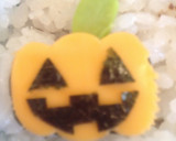☆キャラ弁　ハロウィン　かぼちゃ☆作り方3写真