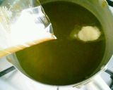 ＊お茶のゼリー　粒あんと栗入り＊作り方1写真