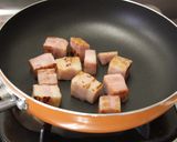 しいたけとベーコンのドレッシング煮作り方3写真