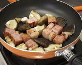 しいたけとベーコンのドレッシング煮作り方4写真