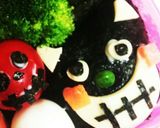 ハロウィン★キャラ弁作り方2写真