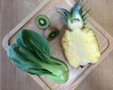 ちんげん菜のさわやかグリーンスムージー作り方1写真
