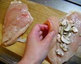 鶏肉のキノコ入りグリル作り方3写真