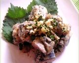 サンマの梅シソ挟み揚げ＆香味タレ作り方8写真