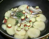 ししゃも＆じゃが芋の梅クリーム煮作り方6写真