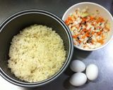 しっとりパラパラ！本格焼き飯！作り方1写真