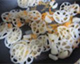 簡単♪菊芋とレンコンのきんぴら作り方3写真