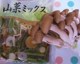 山菜ミックスと麺つゆで作る　和風パスタ作り方1写真