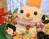 クリスマスに☆簡単雪だるまケーキ作り方12写真