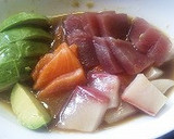 刺身＆アボガド！ザクっと和えて海鮮丼！作り方3写真