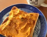 かぼちゃの煮物リメイク◎クリームトースト作り方3写真