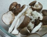 焼きキノコとキノコ味噌の丼ぶり作り方1写真