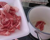 ご飯がすすむ♡キムチ肉じゃが　バター醤油作り方1写真