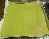 フワッ♡あずきクリームの抹茶ロールケーキ作り方10写真